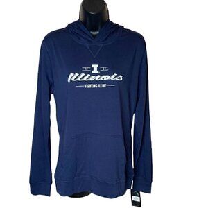 New NCAA Illinois Illini Recovery Hoodie Size L